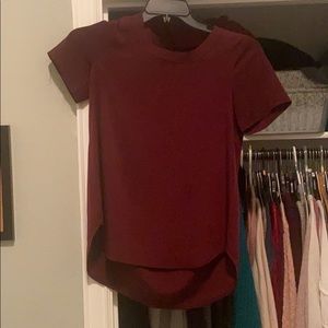 Maroon blouse